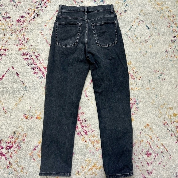Everlane Cheeky‎ Straight Jean in Washed Black sz 26 Crop - Picture 7 of 7
